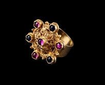 Sofic S. Ring 7 Kamencica gold plated